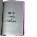 Bíblia Leão Coroa Letra Gigante Capa Dura Com Harpa Feminina Arc