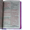 Bíblia Leão Coroa Letra Gigante Capa Dura Com Harpa Feminina Arc