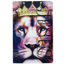 Bíblia Leão Coroa Letra Gigante Capa Dura Com Harpa Feminina Arc