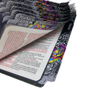 Bíblia Leão Deus Pai Letra Gigante Capa Dura Com Harpa E Abas Adesivas Feminina Arc