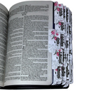 Bíblia Leão Deus Pai Letra Gigante Capa Dura Com Harpa E Abas Adesivas Já Coladas Feminina Arc