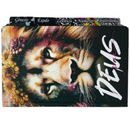 Bíblia Leão Deus Pai Letra Gigante Capa Dura Com Harpa E Abas Adesivas Feminina Arc