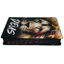 Bíblia Leão Deus Pai Letra Gigante Capa Dura Com Harpa E Índice Feminina Arc