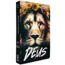 Bíblia Leão Deus Pai Letra Gigante Capa Dura Com Harpa Feminina Arc