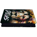 Bíblia Leão Deus Pai Letra Gigante Capa Dura Com Harpa Feminina Arc