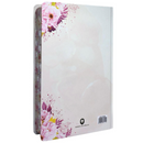 Bíblia Leão Flores Rosa Letra Gigante Capa Dura Com Harpa E Índice Feminina Arc