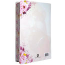 Bíblia Leão Flores Rosa Letra Gigante Capa Dura Com Harpa Feminina Arc