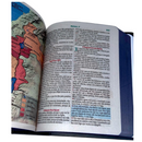 Bíblia Leão Inteiro Letra Grande Capa Dura Com Harpa Masculina Arc