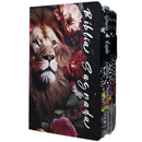 Bíblia Leão Jardim Letra Gigante Capa Dura Com Harpa E Abas Adesivas Masculina Arc