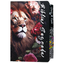 Bíblia Leão Jardim Letra Gigante Capa Dura Com Harpa E Abas Adesivas Já Coladas Masculina Arc