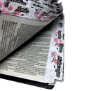 Bíblia Leão Jardim Letra Gigante Capa Dura Com Harpa E Abas Adesivas Feminina Arc