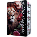 Bíblia Leão Jardim Letra Gigante Capa Dura Com Harpa E Abas Adesivas Já Coladas Feminina Arc