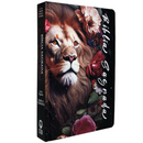 Bíblia Leão Jardim Letra Gigante Capa Dura Com Harpa Feminina Arc