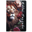 Bíblia Leão Jardim Letra Gigante Capa Dura Com Harpa Feminina Arc