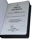 Bíblia Leão Jardim Letra Gigante Capa Dura Com Harpa Feminina Arc