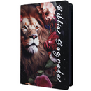 Bíblia Leão Jardim Letra Gigante Capa Dura Com Harpa Feminina Arc