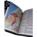 Bíblia Leão Perfil Color Letra Gigante Capa Flexível Com Harpa E Abas Coladas Masculina Arc