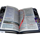 Bíblia Leão Jesus Letra Gigante Capa Flexível Com Harpa E Abas Masculina Arc