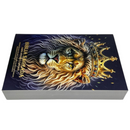 Bíblia Leão Ouro Letra Gigante Capa Brochura Com Harpa Masculina e Feminina Arc