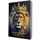 Bíblia Leão Ouro Letra Gigante Capa Brochura Com Harpa Masculina e Feminina Arc