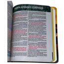 Bíblia Leão Paisagem Letra Grande Capa Dura Com Harpa e Índice Masculina Arc