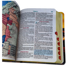 Bíblia Leão Paisagem Letra Grande Capa Dura Com Harpa e Índice Masculina Arc