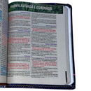 Bíblia Leão Real Letra Grande Capa Flexível Com Harpa e Índice Masculina Arc