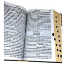 Bíblia Leão Rei Letra Jumbo Capa Dura Com Harpa e Índice Masculina Arc