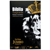 Bíblia Leão Rei Letra Jumbo Capa Dura Com Harpa Masculina Arc