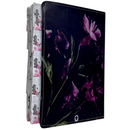 Bíblia Leão Roxa Letra Gigante Capa Flexível Com Harpa E Abas Coladas Feminina Arc