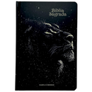 Bíblia Leão Universo Letra Hipergigante Capa Dura Com Harpa e Índice Masculina Arc