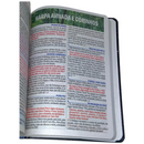 Bíblia Leão Universo Letra Hipergigante Capa Dura Com Harpa e Índice Masculina Arc