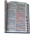 Bíblia Leão Universo Letra Hipergigante Capa Dura Com Harpa e Índice Masculina Arc