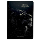 Bíblia Leão Universo Letra Hipergigante Capa Dura Com Harpa Masculina Arc