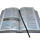 Bíblia Leão Universo Letra Hipergigante Capa Dura Com Harpa Masculina Arc