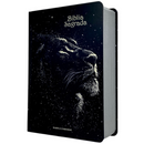 Bíblia Leão Universo Letra Hipergigante Capa Dura Com Harpa Masculina Arc