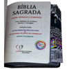 Bíblia Leão Yeshua Letra Gigante Capa Flexível Com Harpa E Abas Coladas Masculina Arc