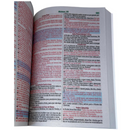 Bíblia Leão Color Letra Gigante Capa Brochura Com Harpa Masculina e Feminina Arc