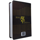 Bíblia Fé Em Prática Marrom Com Estudo Letra Gigante Capa Flexível Com Harpa Masculina Arc