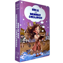 Bíblia Das Meninas Corajosas Lilás Letra Gigante Infantil Capa Dura Com Harpa Feminina Arc