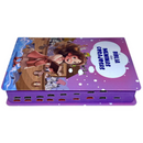 Bíblia Das Meninas Corajosas Lilás Letra Gigante Infantil Capa Dura Com Harpa e Índice Feminina Arc