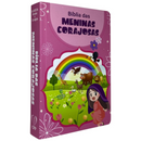 Bíblia Das Meninas Corajosas Rosa Letra Gigante Infantil Capa Dura Com Harpa Feminina Arc