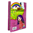 Bíblia Das Meninas Corajosas Rosa Letra Gigante Infantil Capa Dura Com Harpa e Índice Feminina Arc