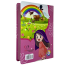 Bíblia Das Meninas Corajosas Rosa Letra Gigante Infantil Capa Dura Com Harpa Feminina Arc