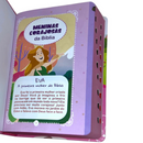 Bíblia Das Meninas Corajosas Rosa Letra Gigante Infantil Capa Dura Com Harpa e Índice Feminina Arc