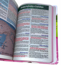 Bíblia Das Meninas Corajosas Rosa Letra Gigante Infantil Capa Dura Com Harpa Feminina Arc