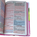 Bíblia Das Meninas Corajosas Rosa Letra Gigante Infantil Capa Dura Com Harpa Feminina Arc