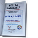 Miolo Para Bíblia Letra Jumbo Com Harpa e Contra Capa Arc Folha Branca Full Color