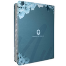 Bíblia De Estudo Mulher de Deus Aqua Letra Hipergigante Capa Flexível Com Harpa e Índice Arc