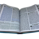 Bíblia De Estudo Mulher de Deus Aqua Letra Hipergigante Capa Flexível Com Harpa e Índice Arc